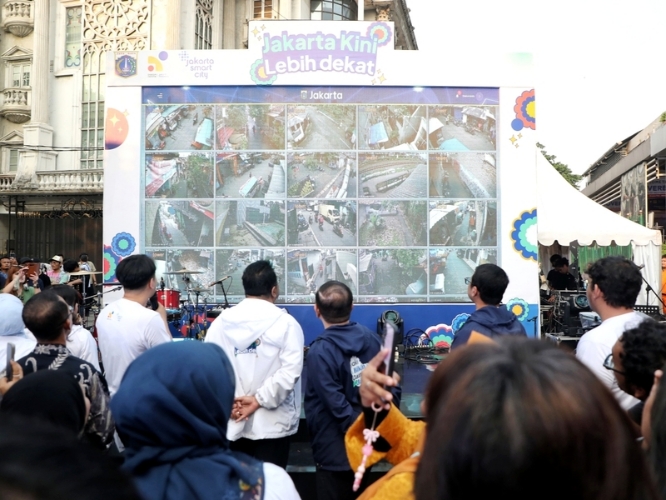 Gubernur dan Wakil Gubernur DKI Jakarta Luncurkan 100 CCTV Keamanan Warga