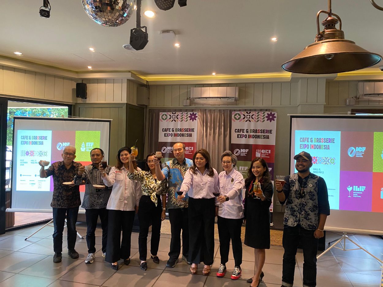 Digelar Oktober, Café Brasserie Expo 2025 Hadirkan Sinergi Indonesia Coffee Festival, Cokelat Expo Indonesia, Hingga Teh dan Wine Festival