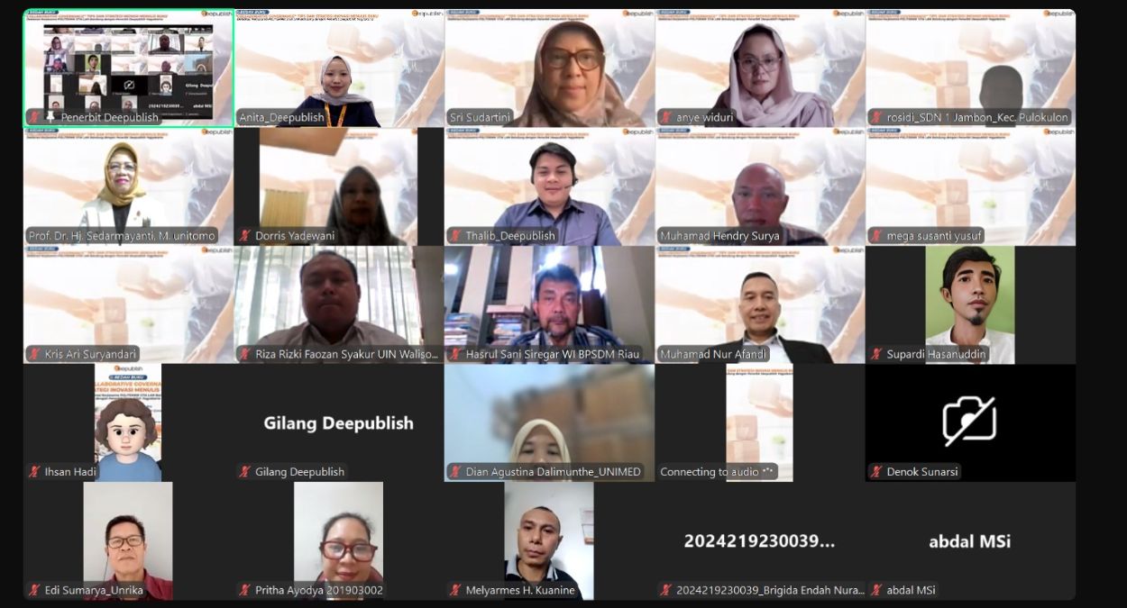 Deepublish dan Politeknik  STIA LAN Bandung Gelar Bedah Buku “Collaborative Governance”