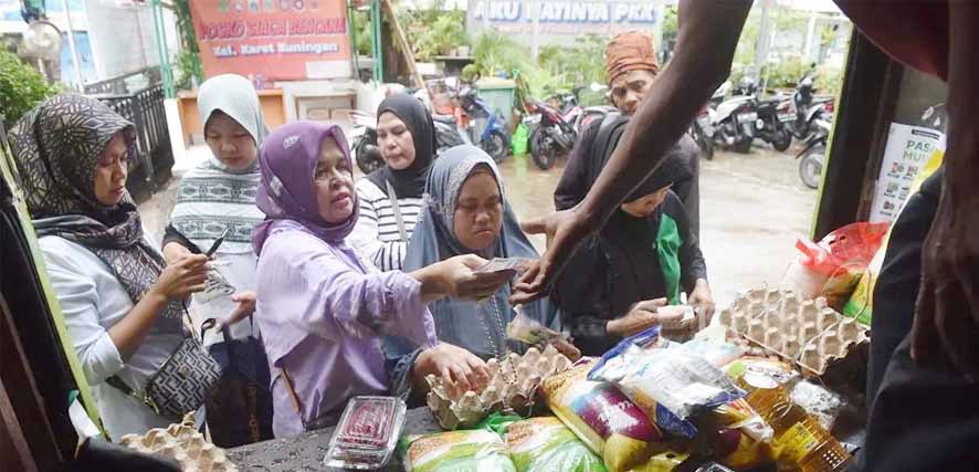 Sambut HUT Jakarta, Food Station Adakan Pasar Murah di 20 Kelurahan