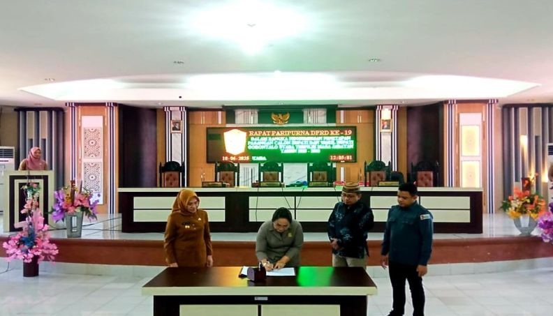 DPRD Gorontalo Utara Gelar Paripurna Pengumuman Bupati Terpilih