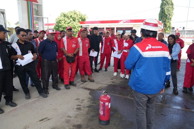 Pertamina Perkuat Implementasi Keselamatan Kerja di Seluruh SPBU Wilayah Papua