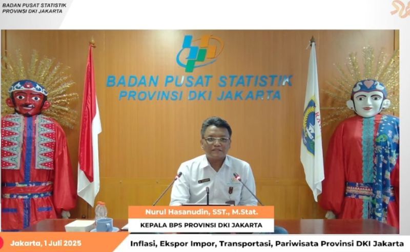Inflasi Jakarta Juni 2025 Terkendali, Lebih Rendah dari Nasional