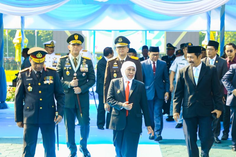Gubernur Jatim: Polri Tetap Jadi Pengayom dan Pelindung Rakyat