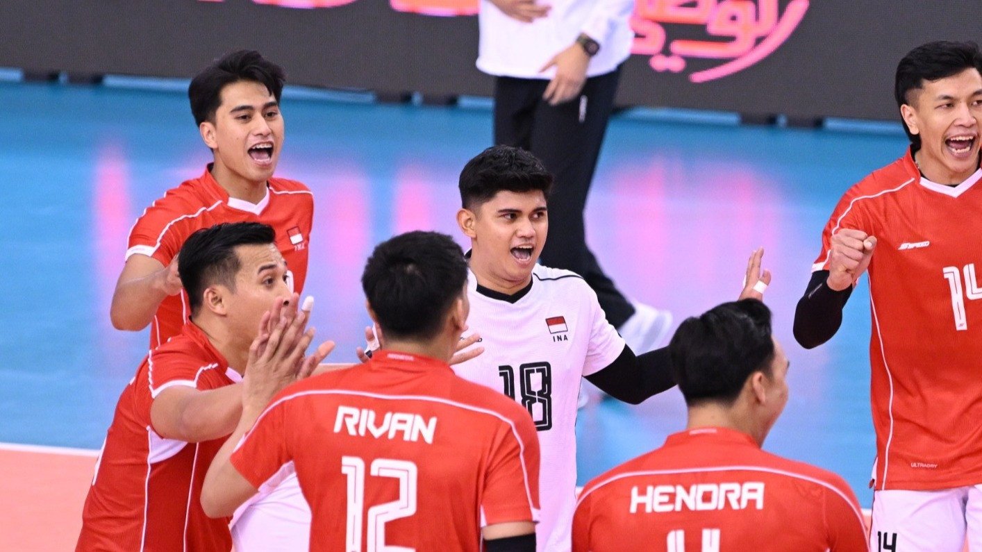 Tim Bola Voli Indonesia Tundukkan Kamboja 3-0 di SEA V League 2025