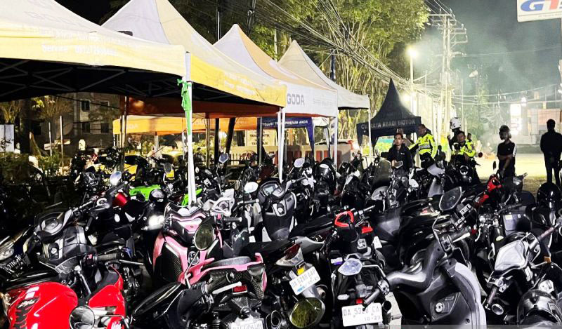 Polresta Banjarmasin Tilang 79 Pengemudi Cegah Balap Liar Malam Hari