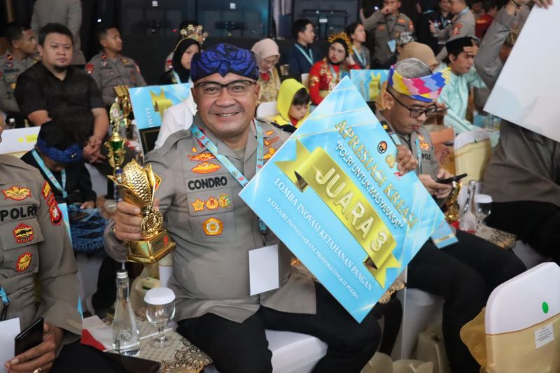 AKBP Condro Sasongko Ukir Prestasi: Juara 3 Ketahanan Pangan Nasional Tingkat Polres