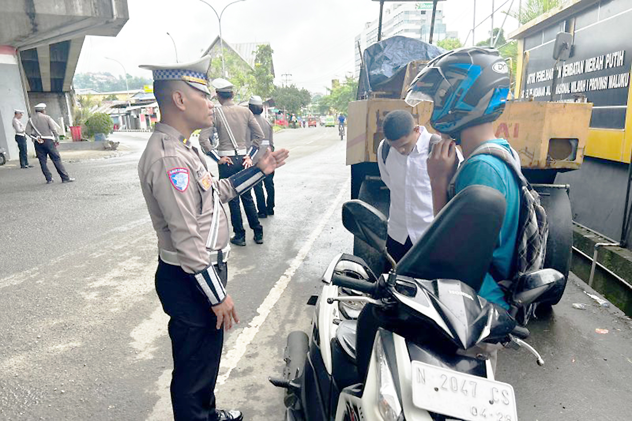 553 Pelanggaran Ditindak Polda Maluku Saat Operasi Patuh