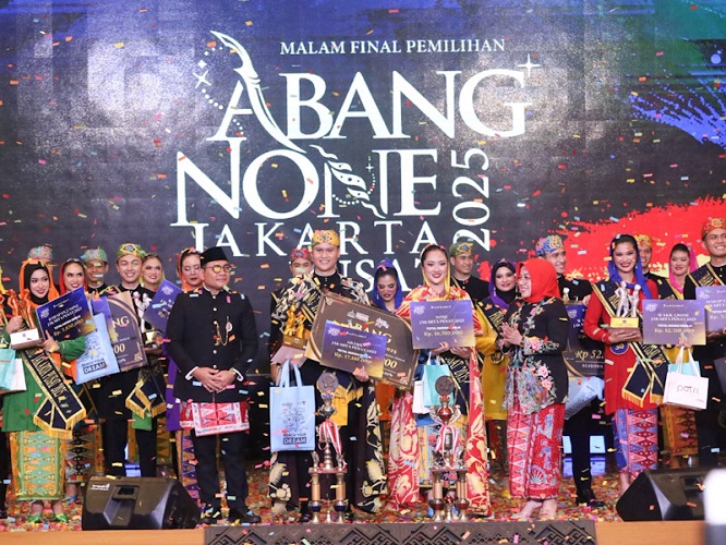 Muhammad Fatih Umar dan Farrel Larasati Pemenang Abang None Jakarta Pusat 2025