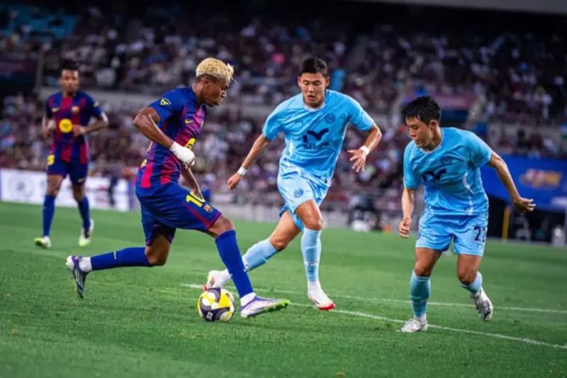 Barca Akhiri Tur Asia dengan Menang 5-0 atas Daegu, Rashford Cetak Gol Perdana