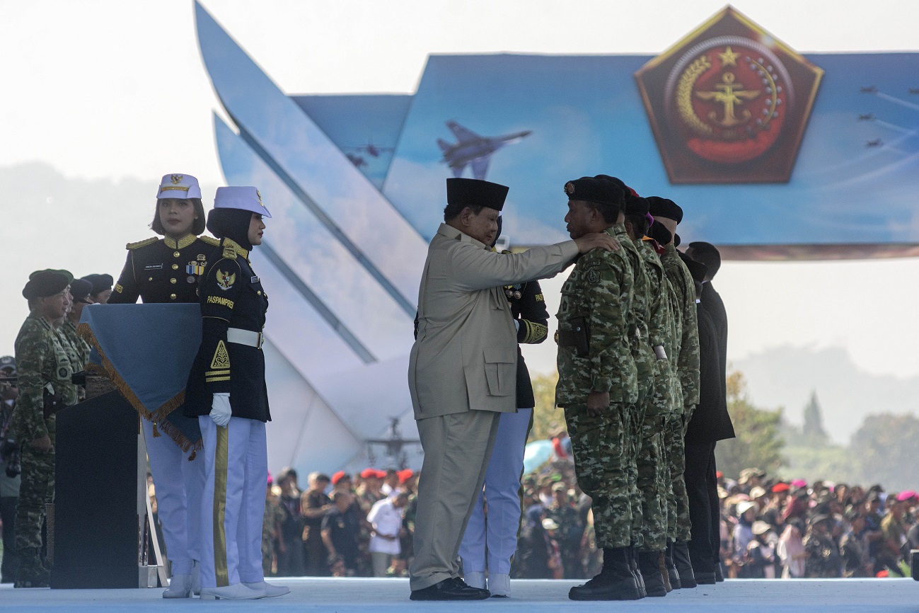 Presiden: Pertahanan Defensif untuk Menjaga Keutuhan NKRI