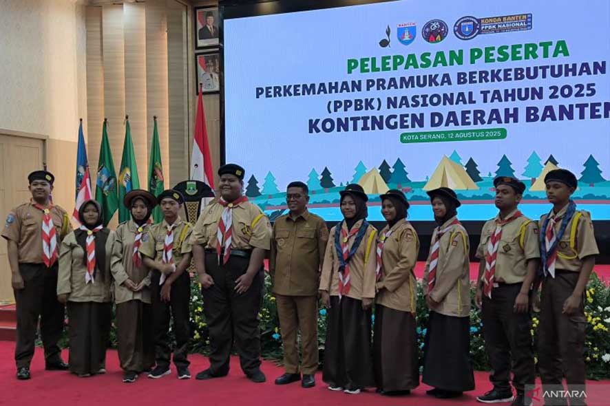 Pelepasan Pramuka Berkebutuhan Khusus ke Jambore Nasional
