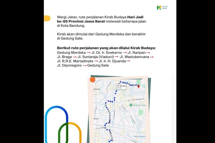 Ada Kirab Budaya di Bandung, Hindari Ruas Jalan Ini Karena Ditutup!