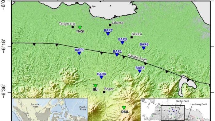 Inilah Jalur Sesar Baribis yang Mengakibatkan Gempa Bekasi. 10 Daerah Bisa Terancam Gempa akibat Sesar Baribis