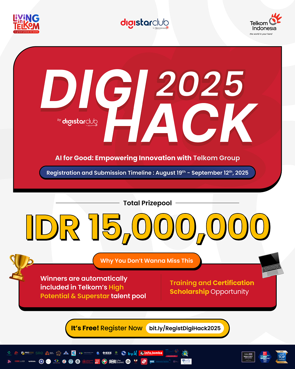 Ruang Kompetisi Inovasi AI Talenta Digital DigiHack 2025 Hadir Kembali 