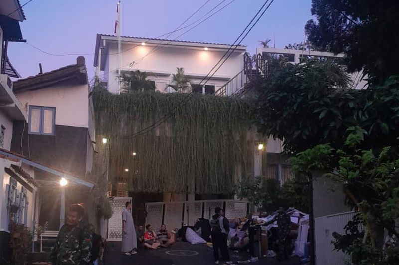 Rumah Menkeu Sri Mulyani di Bintaro, Tangerang Selatan Dijarah