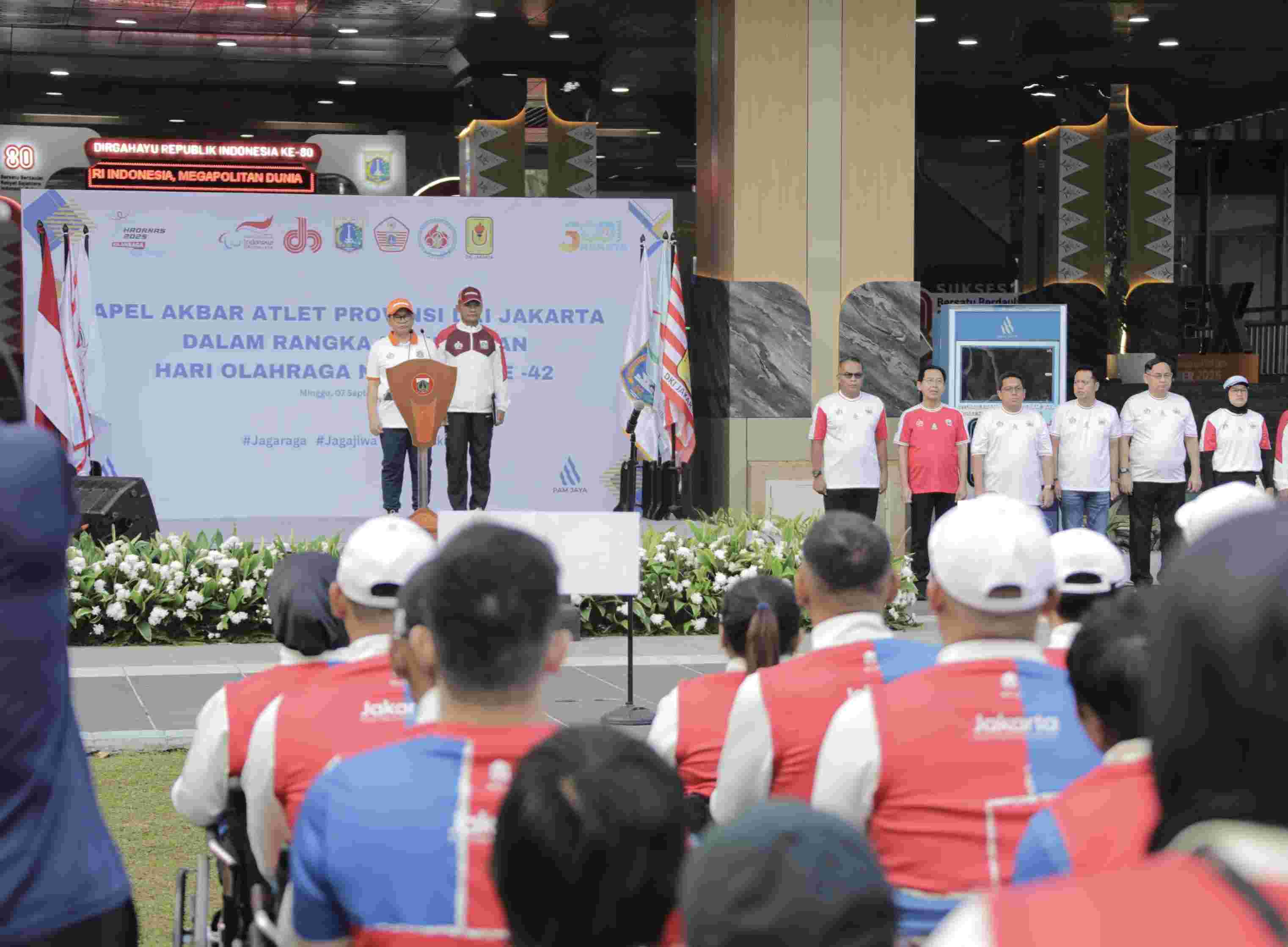 Haornas ke-42, Gubernur Pramono Targetkan DKI Jakarta Juara Umum PON 2028 dan Pomnas