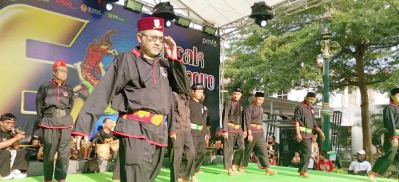 Beksi Kong Noer Jaksel Unjuk Gigi di Pencak Malioboro Festival 8 Yogyakarta