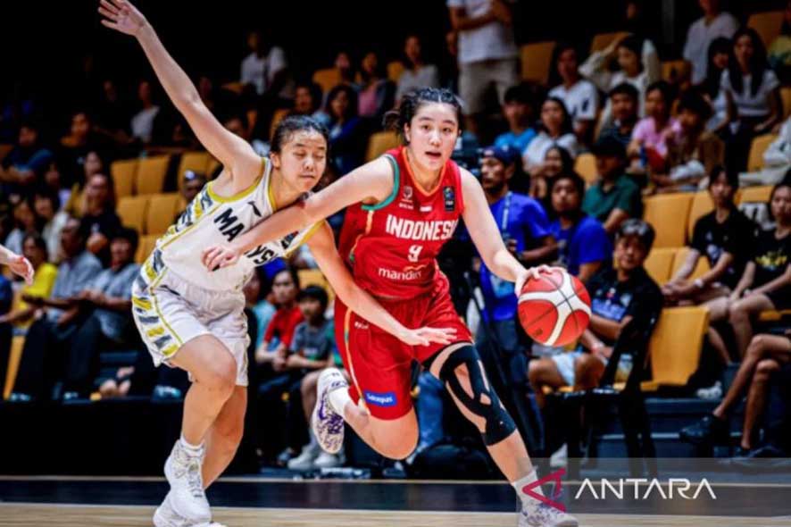 Indonesia Bantai Malaysia 66-44 di FIBA U-16 Women's Asia Cup 2025