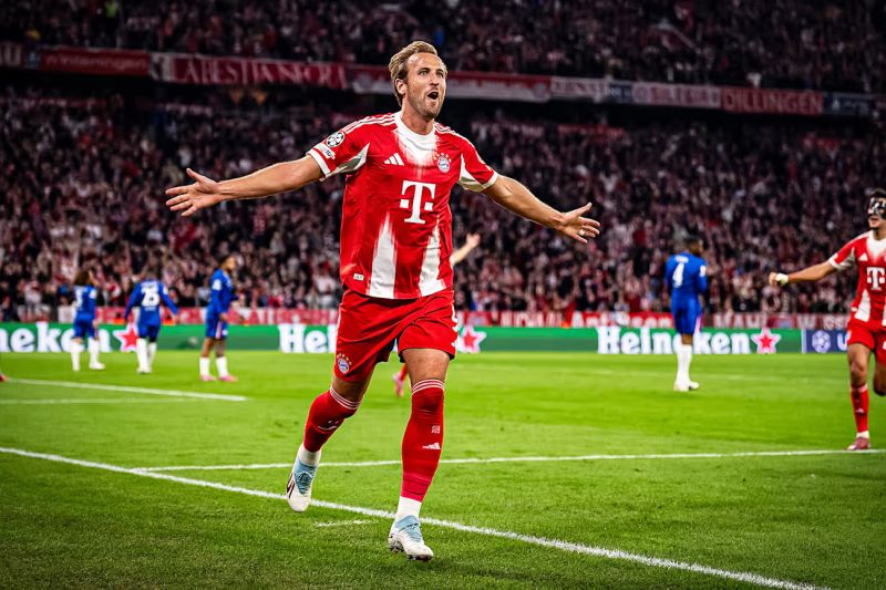 Dua Gol Harry Kane Menangkan Bayern Muenchen 3-1 Atas Chelsea