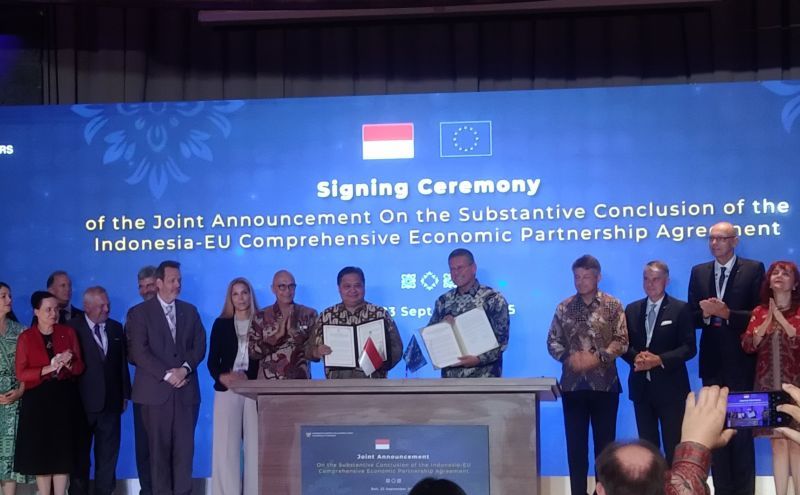 Indonesia dan Uni Eropa Teken IEU-CEPA untuk Genjot Penyerapan Tenaga Kerja dan UMKM