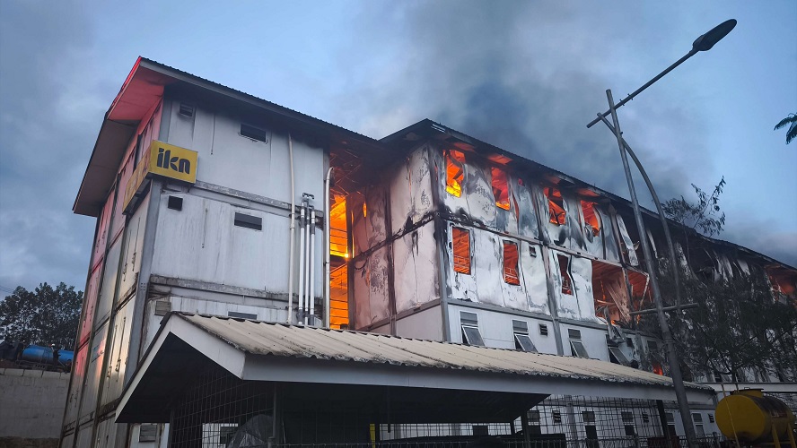 OIKN: Tak Ada Korban Jiwa pada Kebakaran Hunian Pekerja