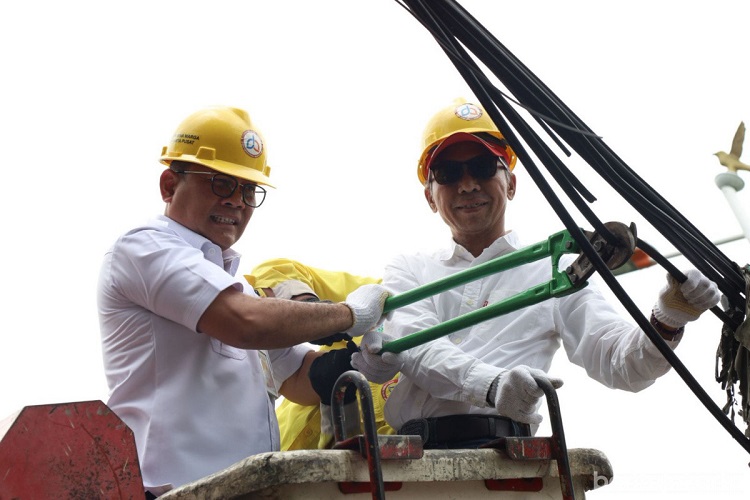 Wali Kota Jakpus: Kabel Udara di Jl HOS Cokroaminoto Dirapikan