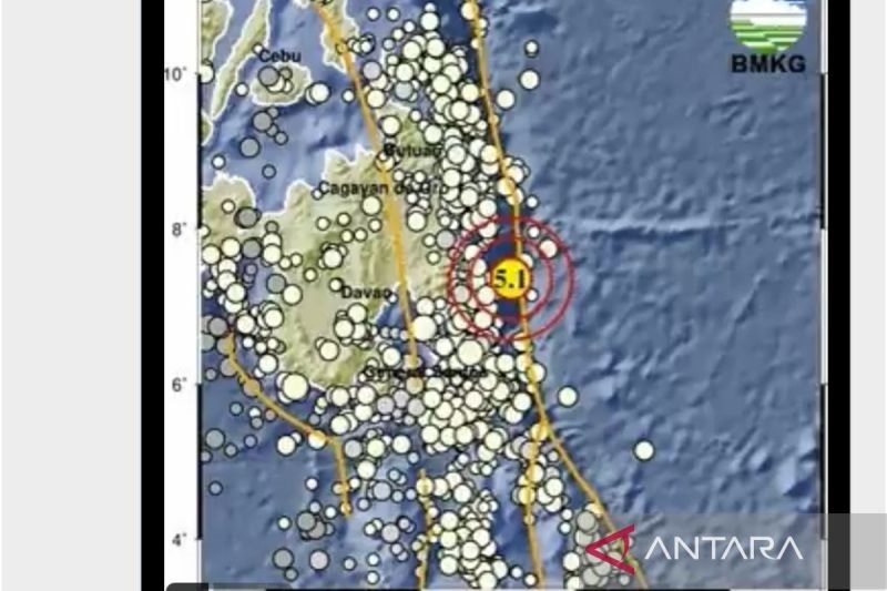 Gempa M5,1 Guncang Melonguane Sulut, Tak Berpotensi Tsunami