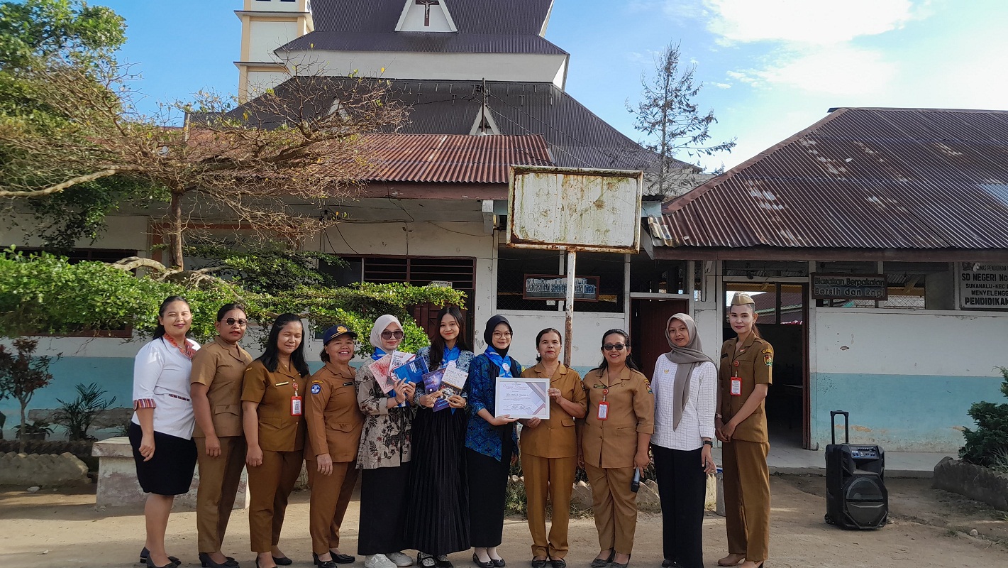 Deepublish Store Gandeng Relawan Gerakan Sumut Mengajar Salurkan Donasi Buku di Tanah Karo dan Samosir  