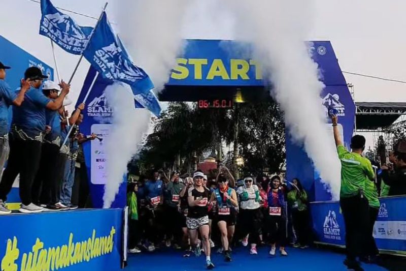 Dukung Sport Tourism, BPJS Ketenagakerjaan Sponsori Slamet Trail Run 2025 di Purbalingga