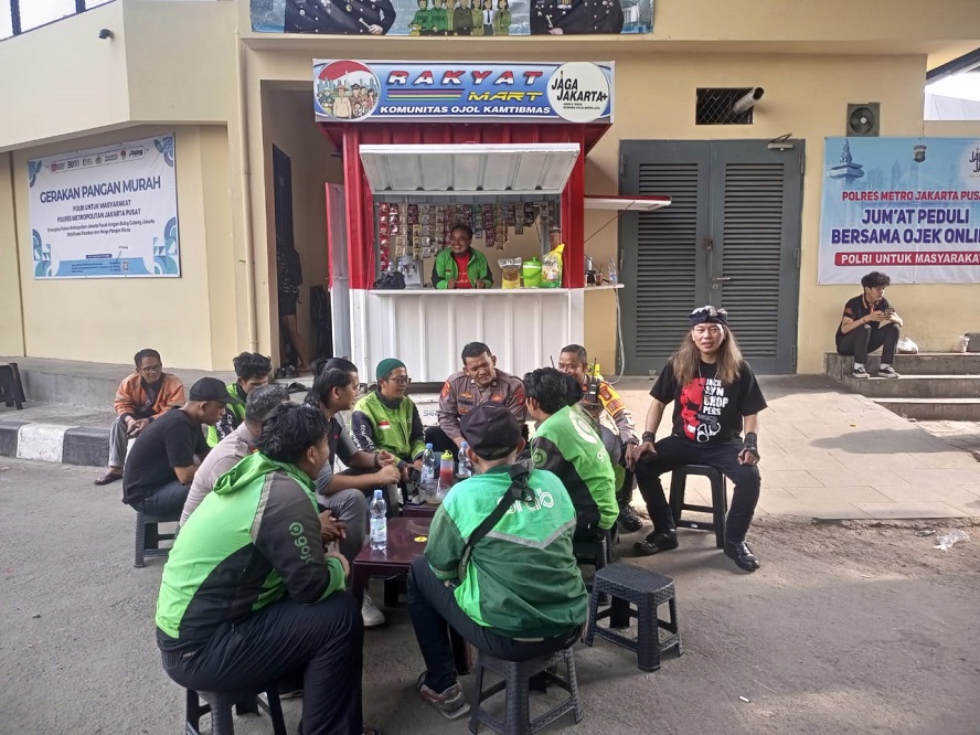 Polres Metro Jakarta Pusat Luncurkan Rakyat Mart & Auto, Inovasi Cerdas untuk Komunitas Ojol