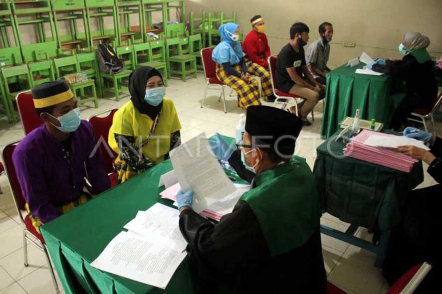 50 Pasangan Mengikuti Nikah Massal di HUT Kota Makassar ke-418