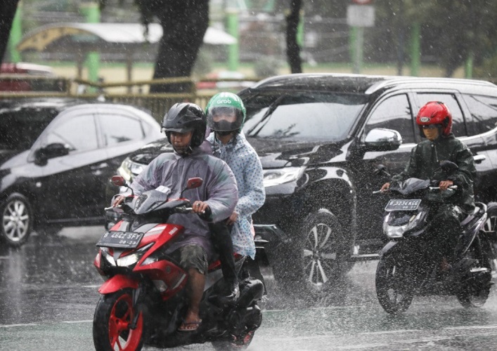 BMKG: Hujan Guyur Jakarta Sore Ini
