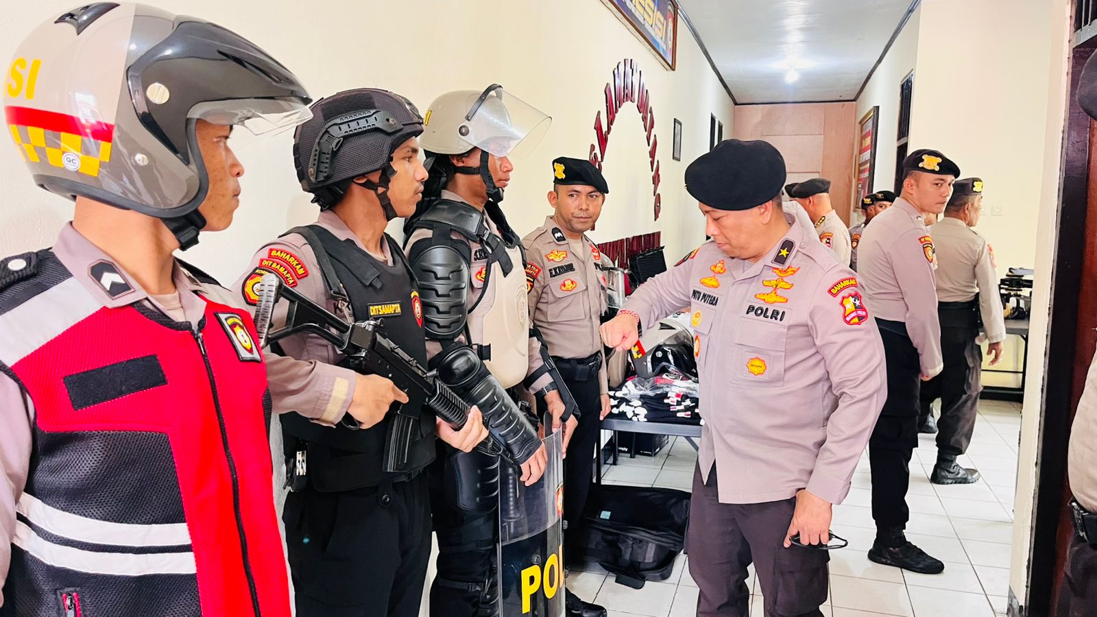 Korsabhara Baharkam Polri Gelar Supervisi di Polda Maluku