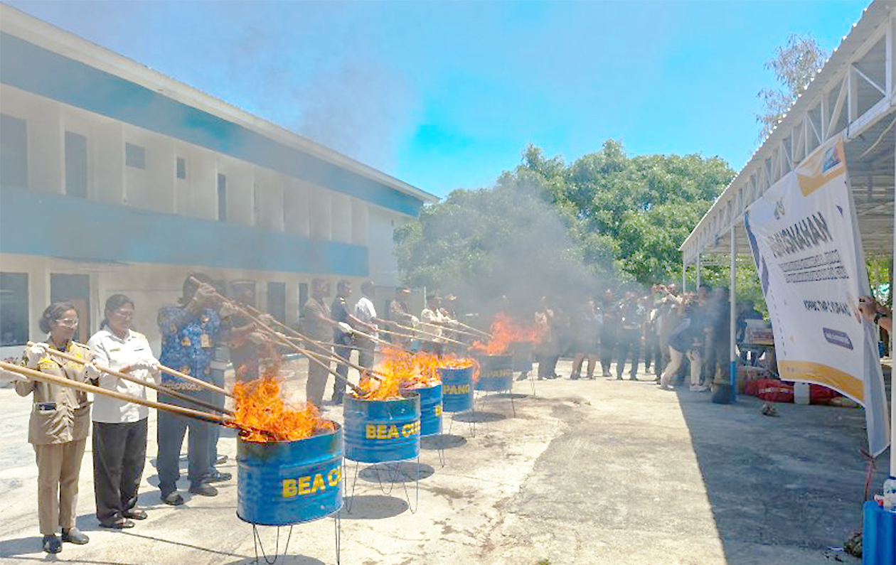 Bea Cukai Gempur Barang Ilegal di NTT! 246 Penindakan Senilai Rp5 Miliar
