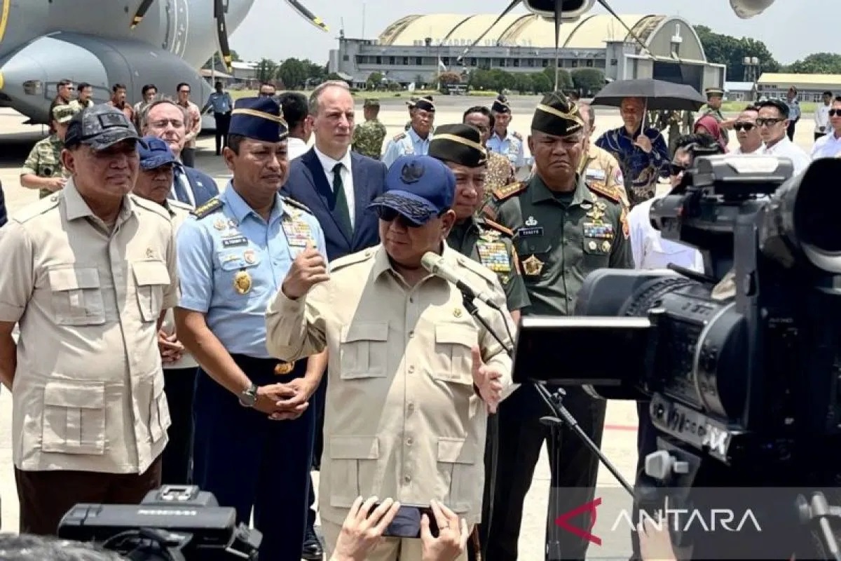 Presiden Prabowo Perintahkan Agar Pesawat Angkut A400M Dilengkapi Ambulans Udara