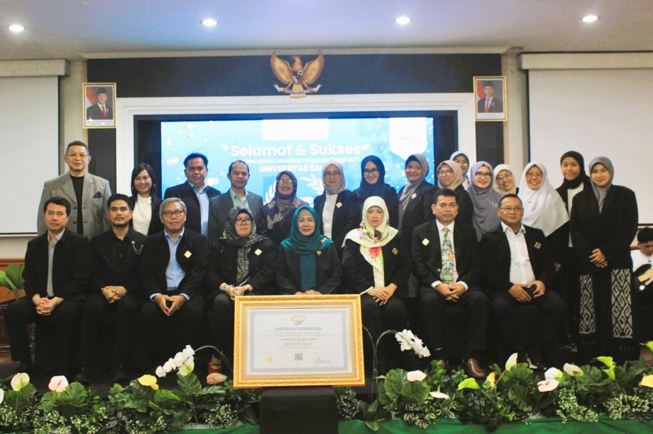 Universitas Sahid Mantapkan Posisi sebagai Kampus Tourism & Entrepreneur dengan Akreditasi Unggul