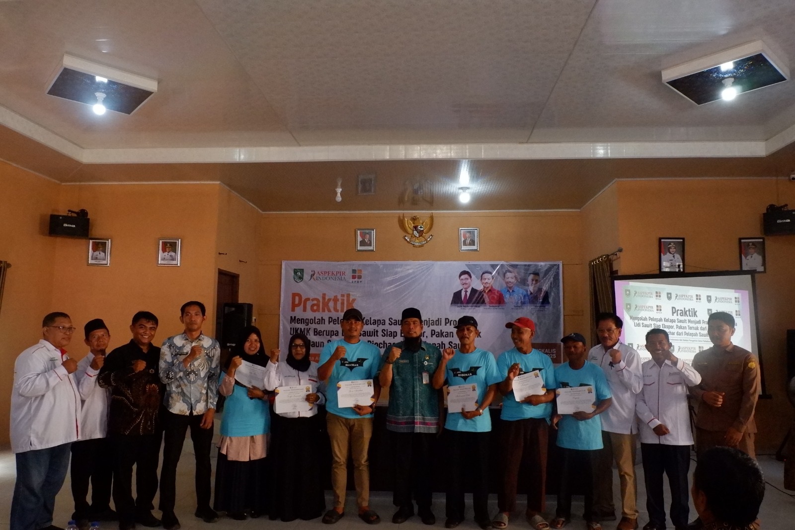 Petani Bengkalis Diajak Olah Pelepah Sawit Jadi Produk Siap Ekspor 