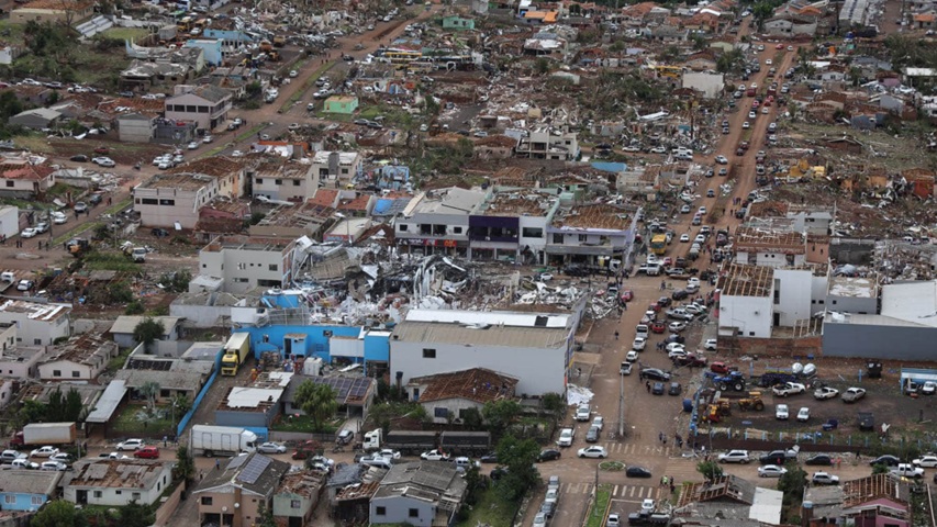 Tornado Hantam Brasil Selatan, 6 Orang Tewas, Ratusan Luka-luka 