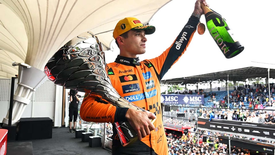 Lando Norris akan Tetap Fokus Hadapi Persaingan Usai Menang di Brasil
