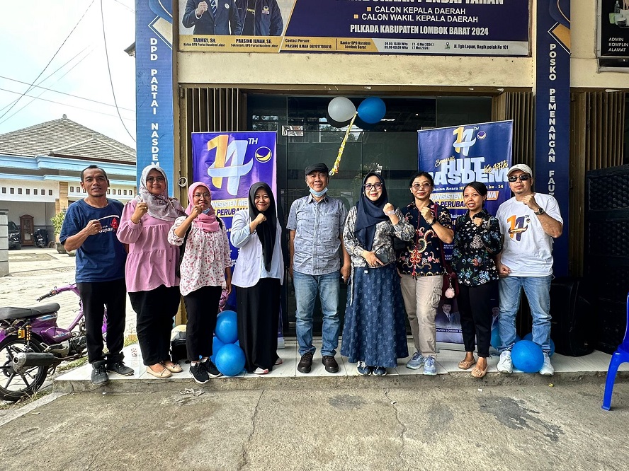Anggota DPR RI Fraksi NasDem Fauzan Khalid Donor Darah HUT NasDem ke-14
