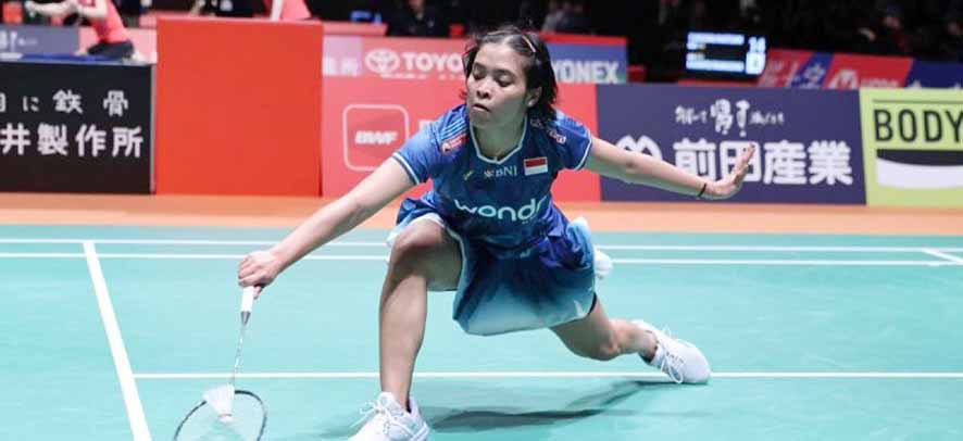 Kumamoto Masters, Gregoria Menggulung Dua Wakil Jepang untuk Lolos ke Semifinal