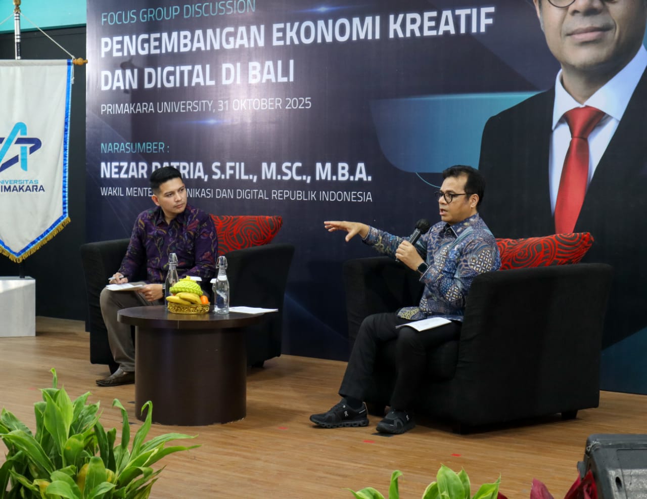  Wamen Komdigi Nezar Patria Dorong Akselerasi Ekonomi Kreatif & Digital Bali Lewat Pemanfaatan AI