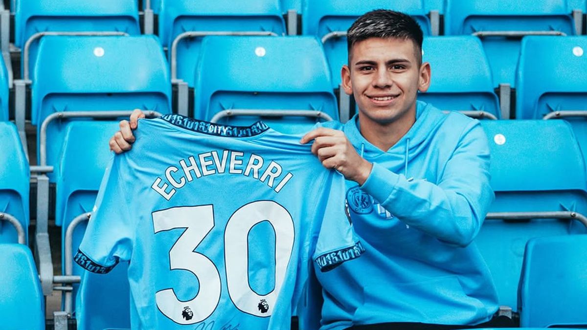 Man City Gerah dengan Situasi Claudio Echeverri, Guardiola Hadapi Keputusan Transfer Penting pada Bulan Januari