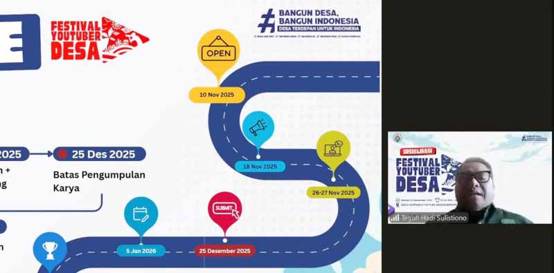 Festival Youtuber Desa Upaya Mendorong Generasi Muda Jadi Agen Pembangunan
