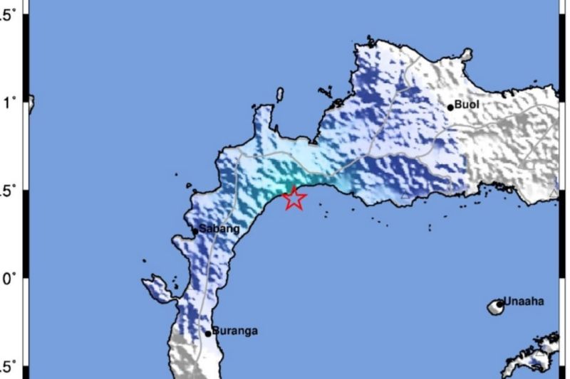 BMKG: Gempa Tektonik Magnitudo 4,5 Guncang Kabupaten Parigi Moutong