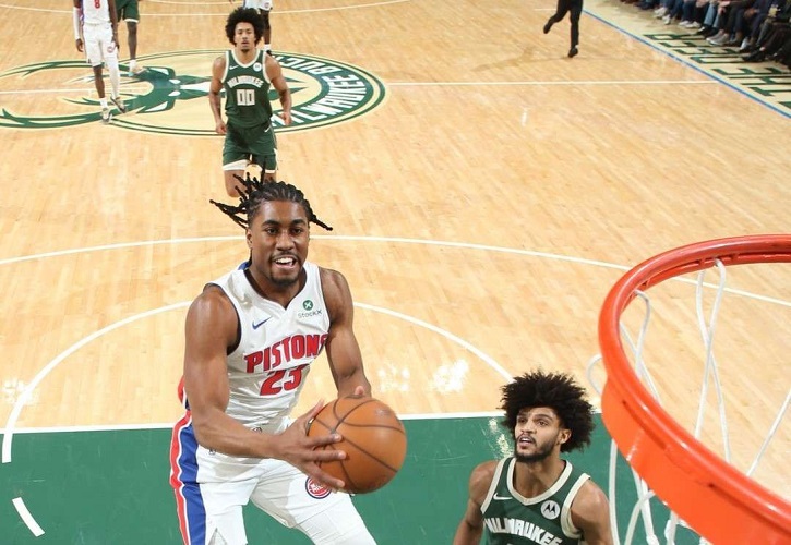 Detroit Piston Amankan Puncak Klasemen NBA Wilayah Timur Usai Menang atas Milwaukee Bucks
