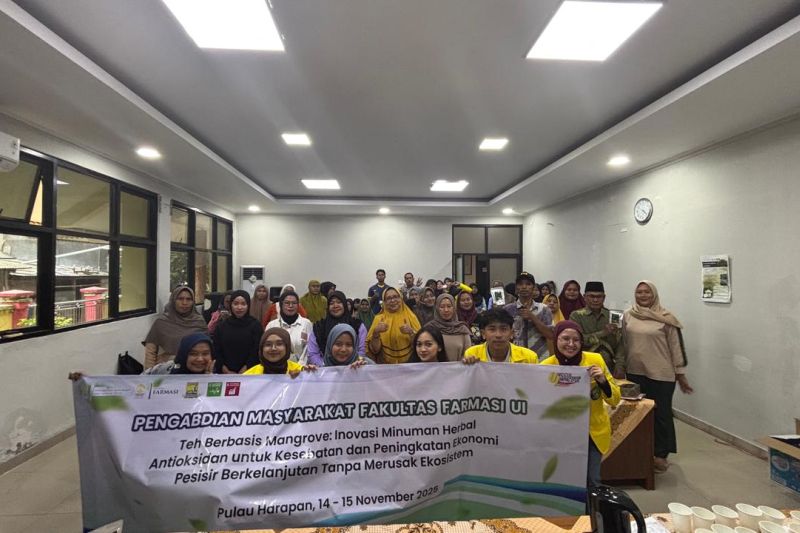 Universitas Indonesia Perkenalkan Teh Mangrove di Pulau Harapan Kepulauan Seribu