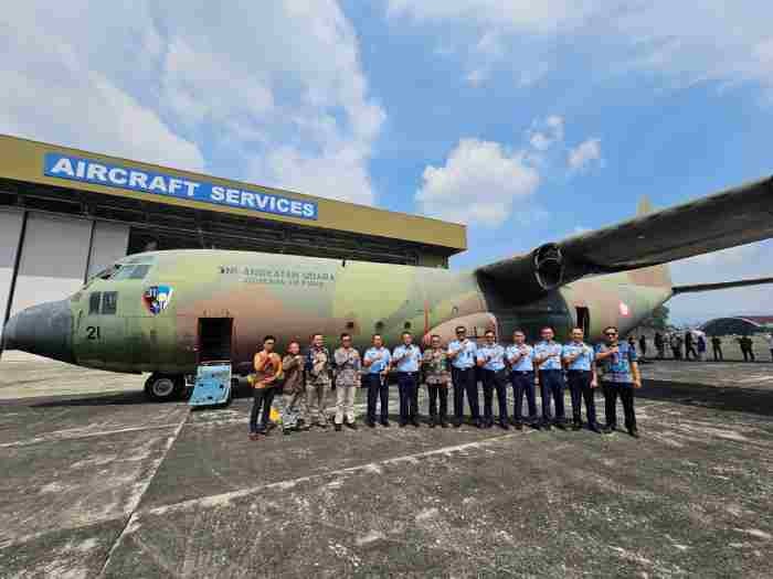 20 Pesawat C-130 Hercules Tipe H Milik TNI AU Dimodernisasi PTDI-GMF