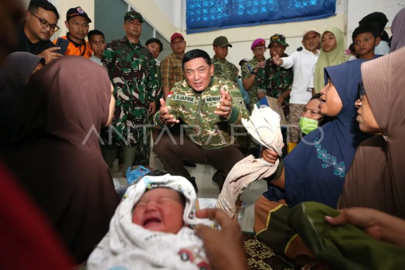 Menhan: Bantuan Bencana Aceh Disalurkan Melalui Udara untuk Mempercepat Distribusi